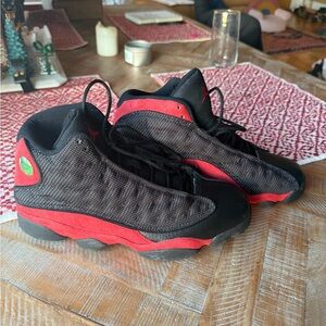 Jordan Athletic Shoes Black Red